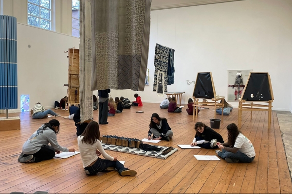 bezoek kunstplanleerlingen